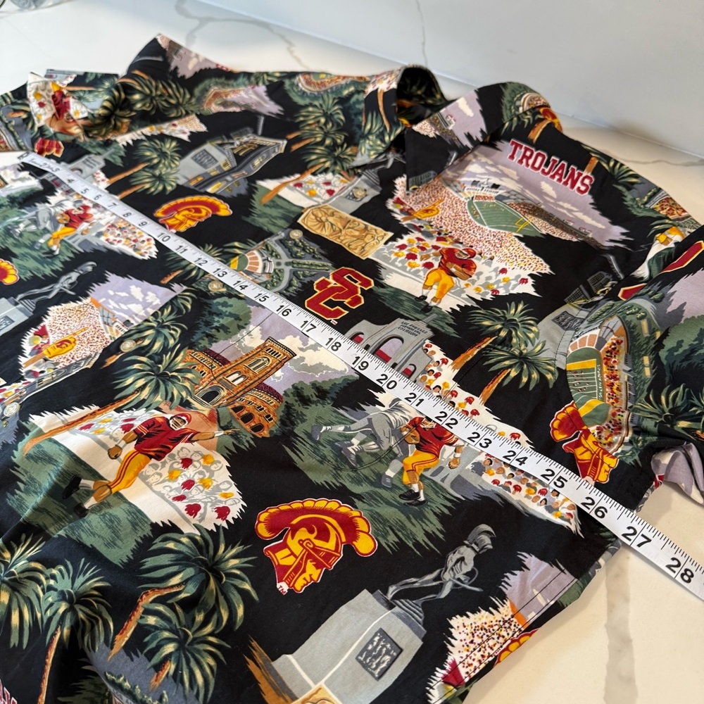 Reyn Spooner men's Collegiate USC Trojans hawaiian button down shirt‎ size XXL - Picture 9 of 12